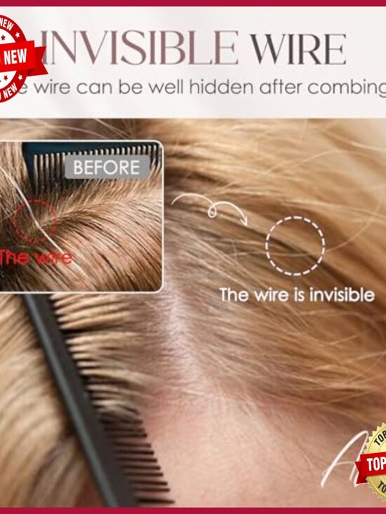 18 Inch Human Hair Halo Extensions with Adjustable Wire main image 4